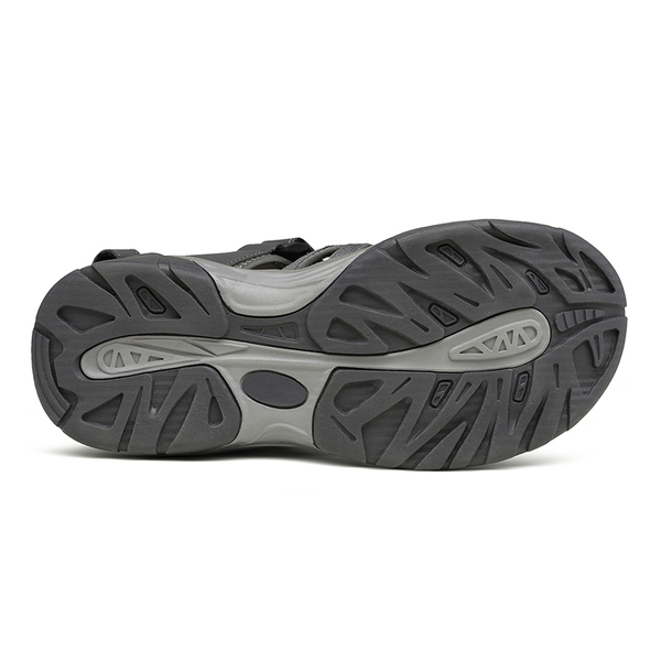 Men's Closed Toe Outdoor Hiking Sandals - GREY BLUE - 4